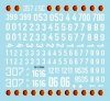 Star Decals 35-C1344 DDR - NVA 3. Numbers & insignia of the East German Nationale Volksarmee 1/35